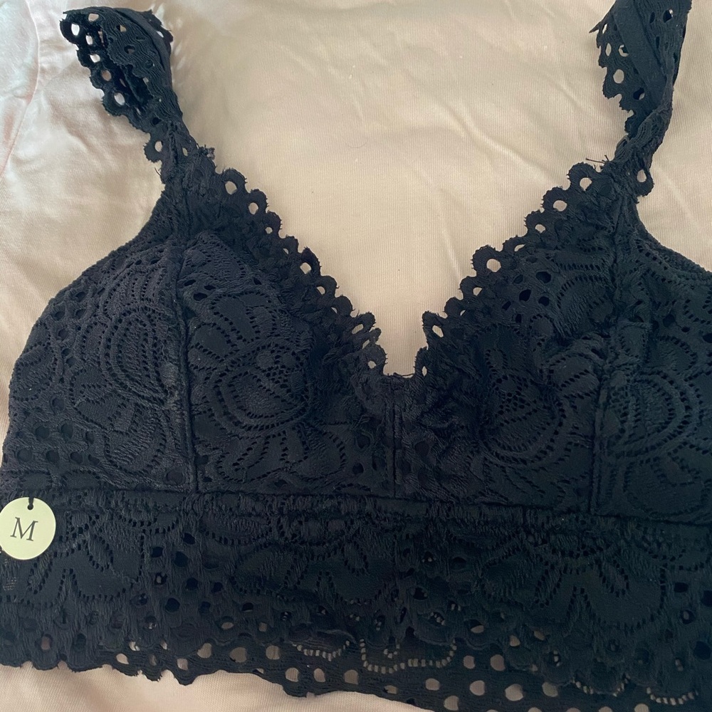 Black bralette